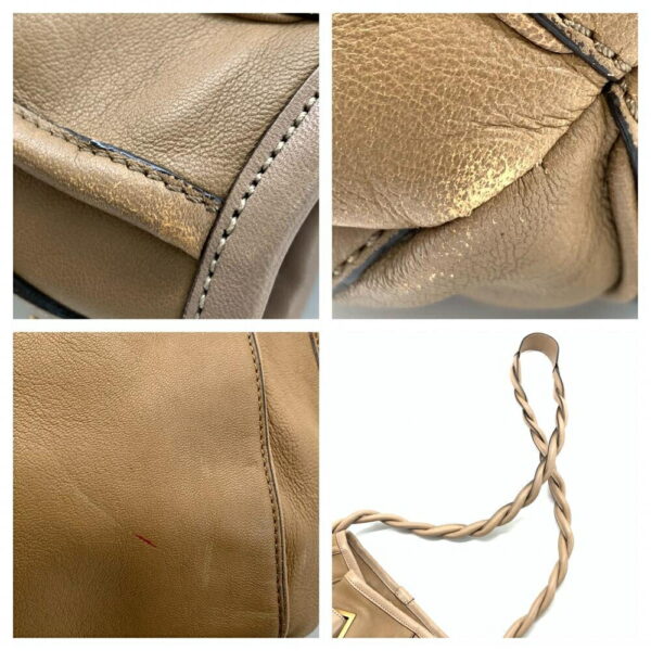 1240001038281 9 Chloe Drawstring Bag Shoulder Bag Leather Beige