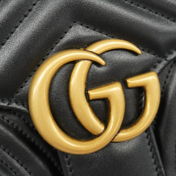 1240001040597 6 Gucci GG Marmont Shoulder Bag Black