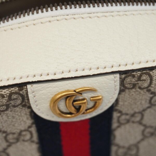 1240001046864 6 Gucci GG Shoulder Bag Beige White