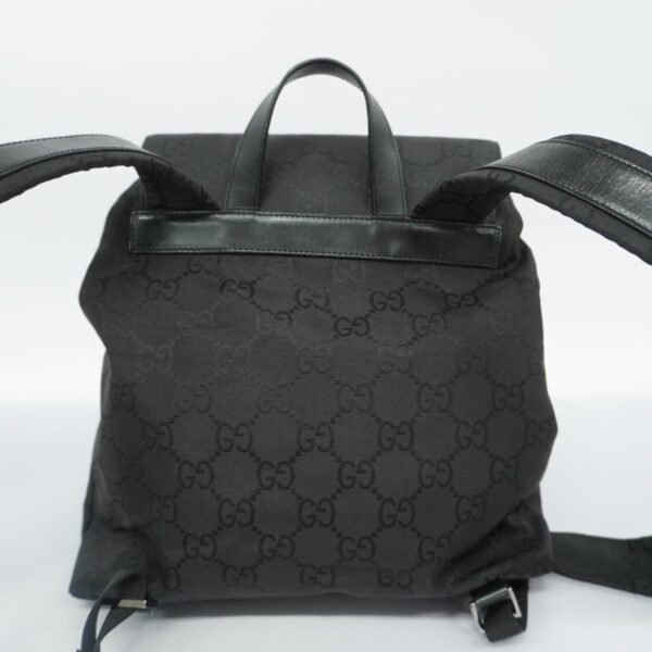 1240001048943 17 Gucci GG Nylon Rucksack Black