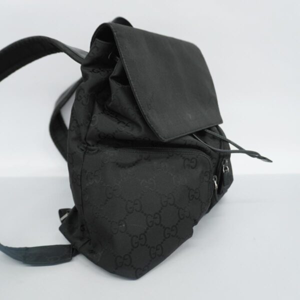 1240001048943 2 Gucci GG Nylon Rucksack Black