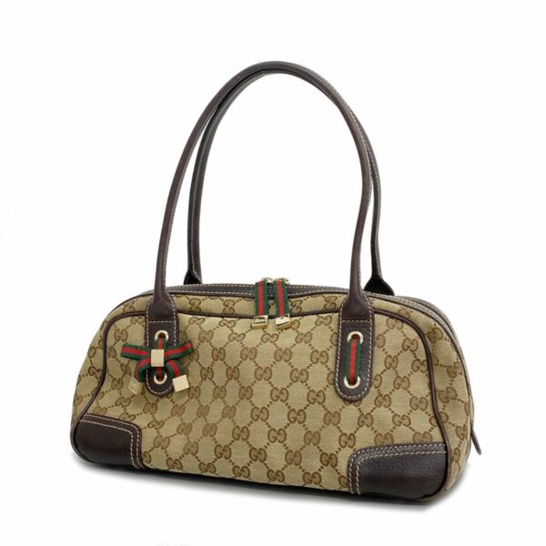 1240001049144 1 Gucci GG Sherry Line Handbag Brown