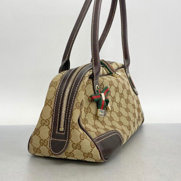 1240001049144 2 Gucci GG Sherry Line Handbag Brown