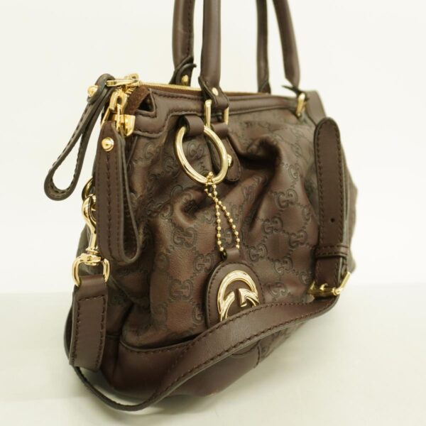 1240001049188 2 Gucci Guccisima 2Way Bag Brown