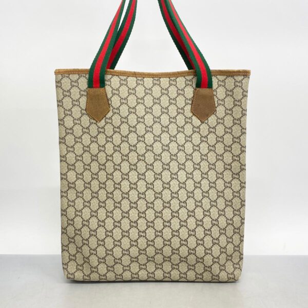 1240001049610 14 Gucci Sherry Line Gucci Plus Tote Bag Brown