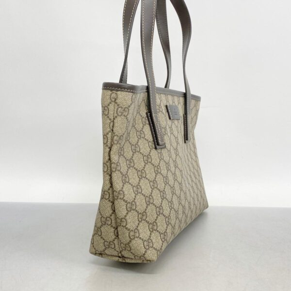 1240001049613 2 Gucci GG Supreme Tote Bag Brown