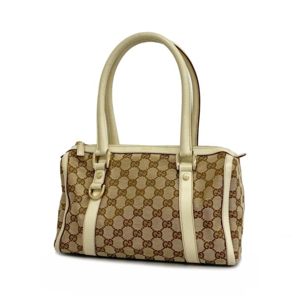 1240001049721 1 Gucci GG Handbag Ivory Brown