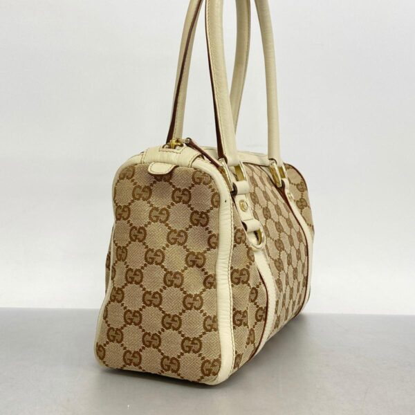 1240001049721 2 Gucci GG Handbag Ivory Brown