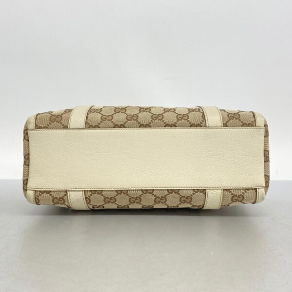 1240001049721 3 Gucci GG Handbag Ivory Brown