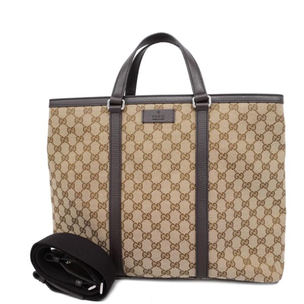 1240001049996 1 Gucci GG 2Way Bag Brown