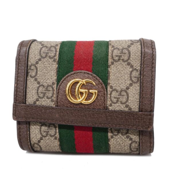 1240001050058 1 Gucci Ophidia Tri FWallet Brown