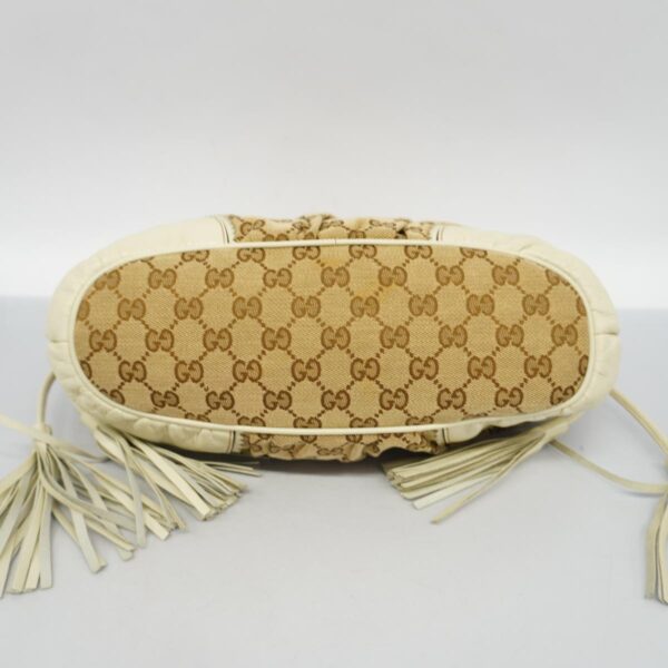 1240001050079 3 Gucci GG Tote Bag Brown White