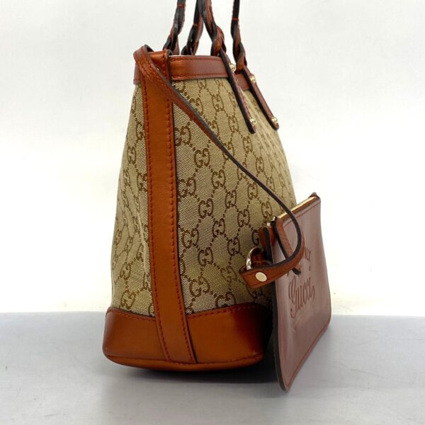 1240001050143 2 Gucci GG Tote Bag Brown Red