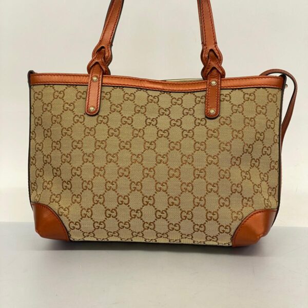 1240001050143 9 Gucci GG Tote Bag Brown Red