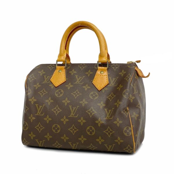 1240001050768 1 1 Louis Vuitton Monogram Speedy 25 Handbag Brown