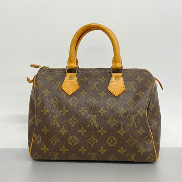 1240001050768 15 1 Louis Vuitton Monogram Speedy 25 Handbag Brown