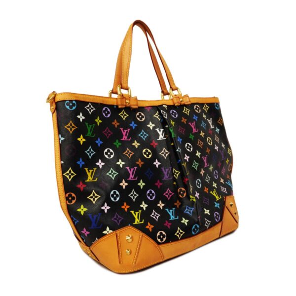 1240001050794 2 Louis Vuitton Monogram Multicolor Charlene GM 2way Bag Noir