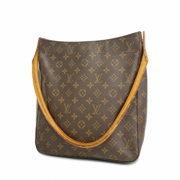 1240001050830 1 Louis Vuitton Monogram Looping GM Shoulder Bag Brown