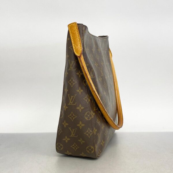 1240001050830 2 Louis Vuitton Monogram Looping GM Shoulder Bag Brown