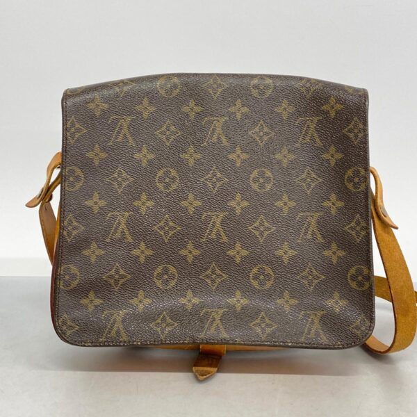 1240001050842 17 Louis Vuitton Monogram Cartesier GM Shoulder Bag Brown