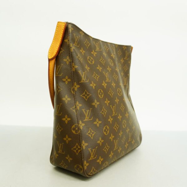 1240001050854 2 Louis Vuitton Monogram Looping GM Shoulder Bag Brown