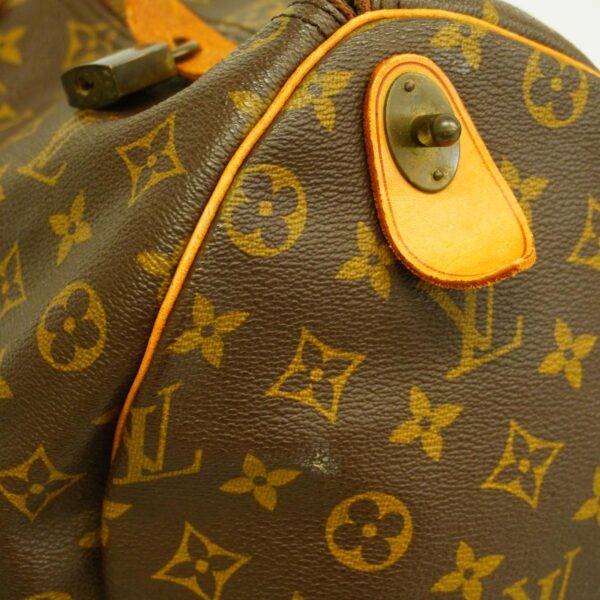 1240001050857 17 Louis Vuitton Monogram Keepall 50 Bag Brown