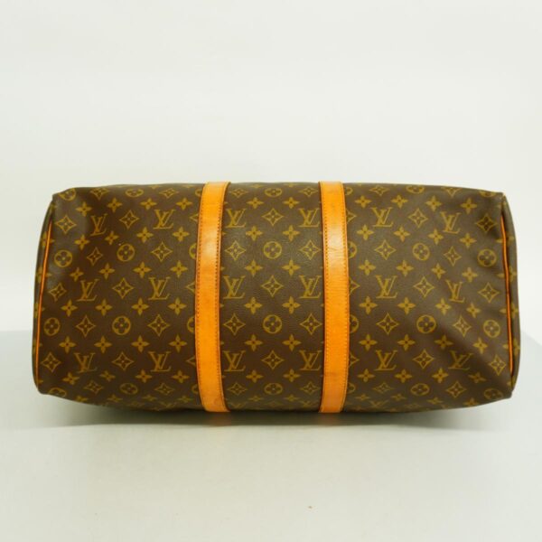 1240001050857 3 Louis Vuitton Monogram Keepall 50 Bag Brown