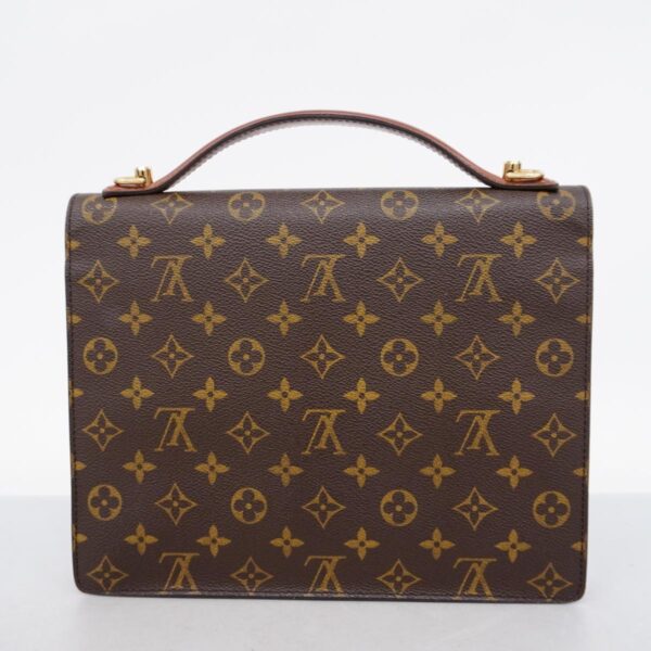 1240001050873 15 Louis Vuitton Monogram Monceau Handbag Brown