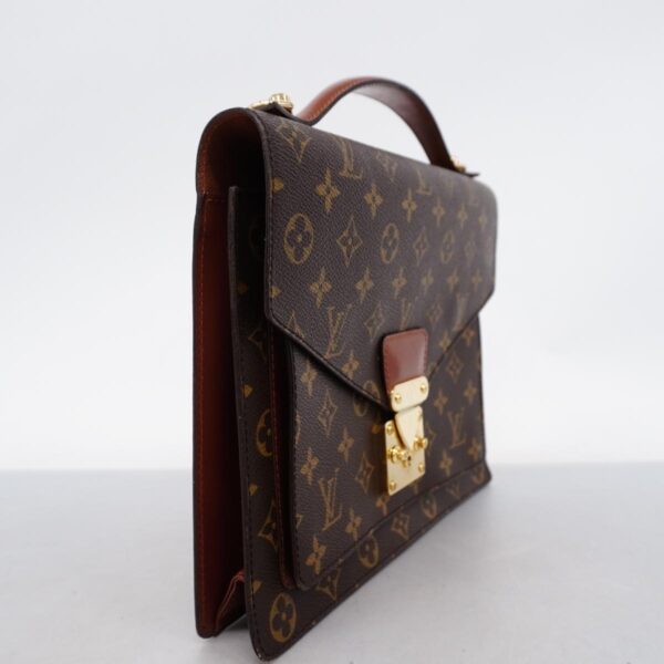 1240001050873 2 Louis Vuitton Monogram Monceau Handbag Brown