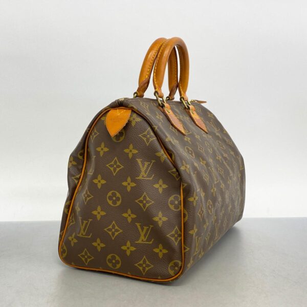 1240001050908 2 1 Louis Vuitton Monogram Speedy 30 Handbag Brown