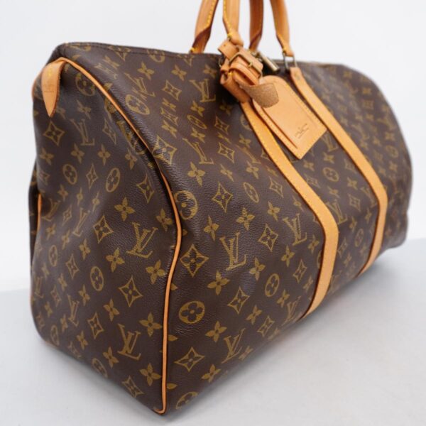 1240001050928 2 Louis Vuitton Monogram Keepall 50 Bag Brown