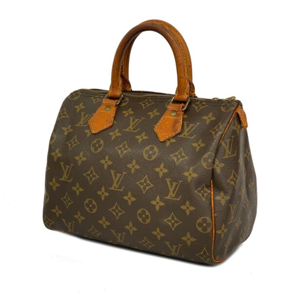 1240001050941 1 Louis Vuitton Monogram Speedy 25 Handbag Brown