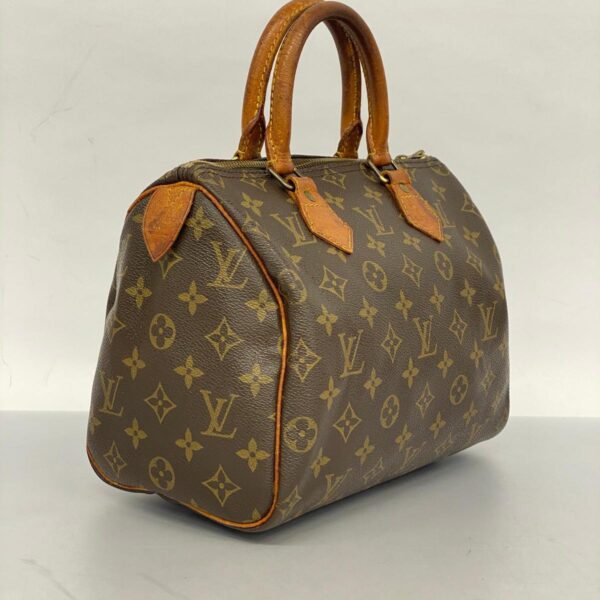 1240001050941 2 Louis Vuitton Monogram Speedy 25 Handbag Brown