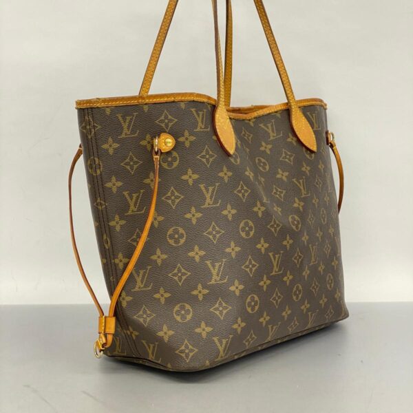 1240001050942 2 Louis Vuitton Monogram Neverfull MM Tote Bag Brown