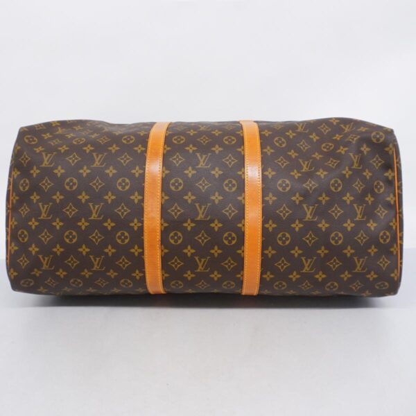 1240001050950 3 Louis Vuitton Monogram Keepall 60 Bag Brown