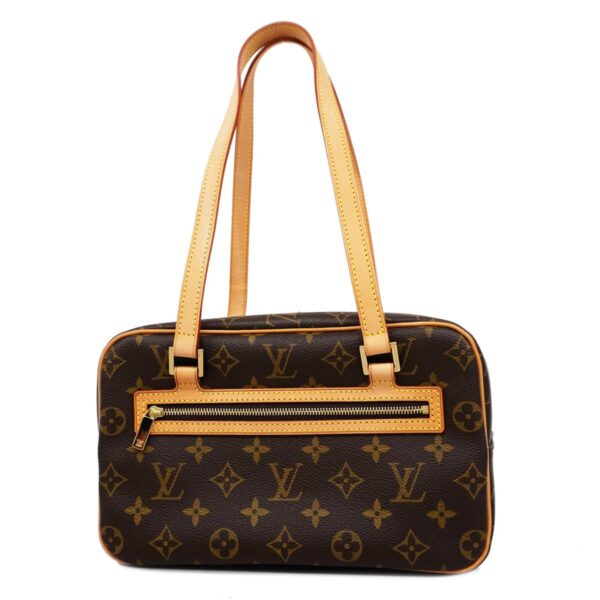 1240001050963 1 Louis Vuitton Monogram Cité MM Shoulder Bag Brown