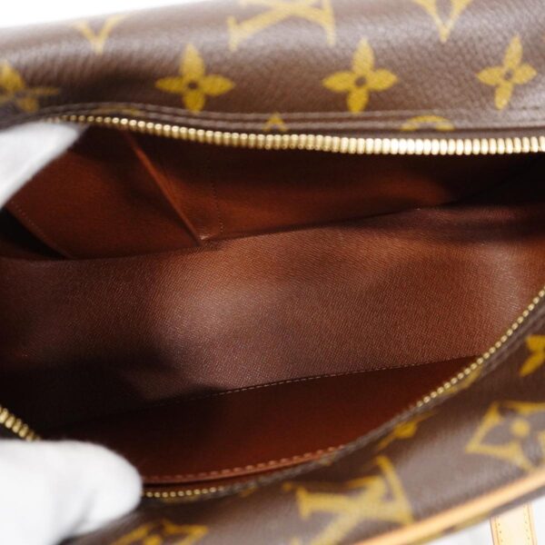 1240001050963 4 Louis Vuitton Monogram Cité MM Shoulder Bag Brown