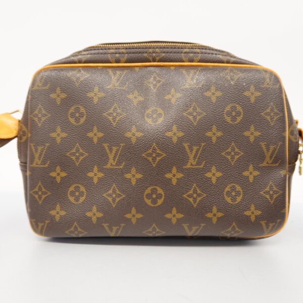 1240001050979 14 Louis Vuitton Monogram Reporter PM Shoulder Bag Brown