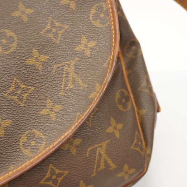 1240001051015 7 Louis Vuitton Monogram Saumur 35 Shoulder Bag Brown