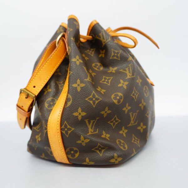 1240001051023 2 Louis Vuitton Monogram Petit Noe Shoulder Bag Brown