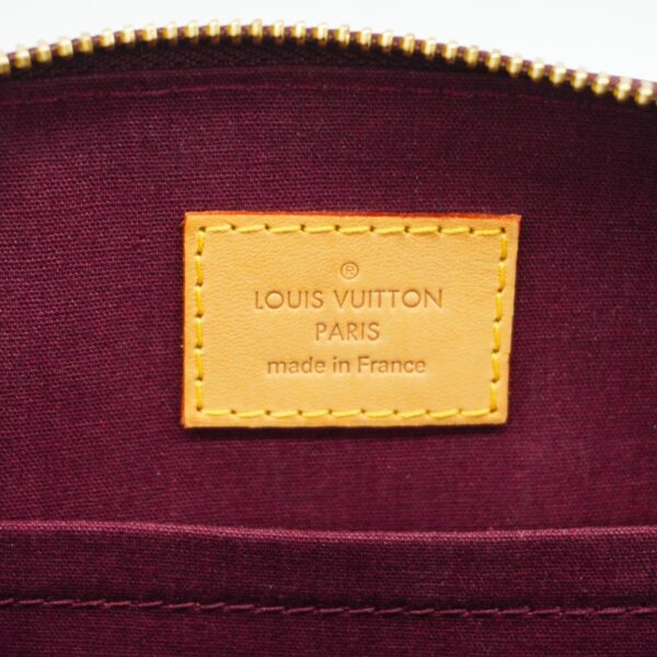 1240001051027 5 Louis Vuitton Vernis Sherwood PM Shoulder Bag Rouge Fauvist