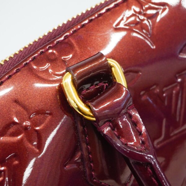 1240001051027 8 Louis Vuitton Vernis Sherwood PM Shoulder Bag Rouge Fauvist