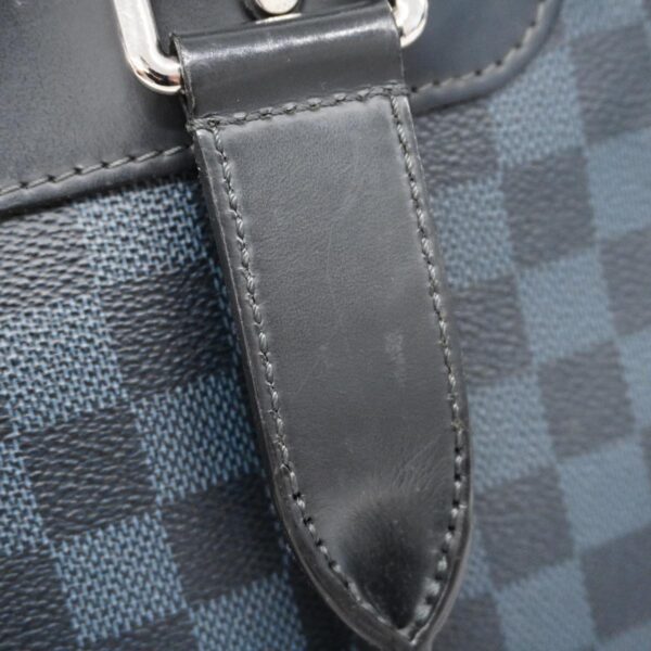 1240001051044 13 Louis Vuitton Porte de Cumandour Damier Cobalt Bag Black Blue