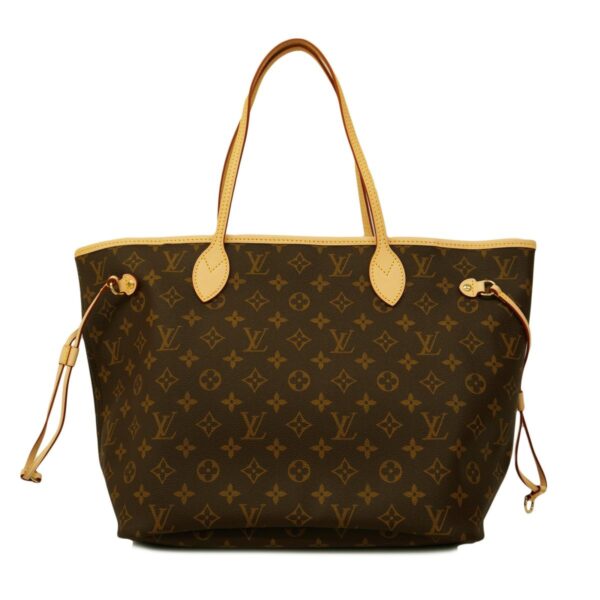 1240001051048 8 Louis Vuitton Neverfull MM Monogram Tote Bag Brown