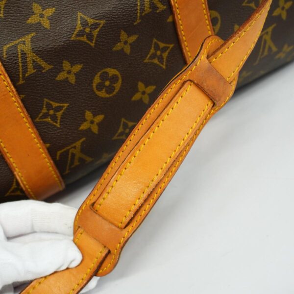 1240001051056 12 Louis Vuitton Keepall Bandouliere 50 Monogram Bag Brown