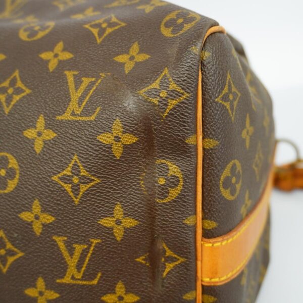 1240001051056 7 Louis Vuitton Keepall Bandouliere 50 Monogram Bag Brown