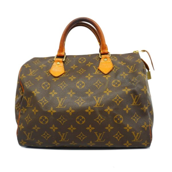 1240001051057 1 Louis Vuitton Speedy 30 Monogram Handbag Brown