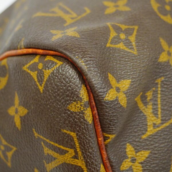 1240001051057 12 Louis Vuitton Speedy 30 Monogram Handbag Brown