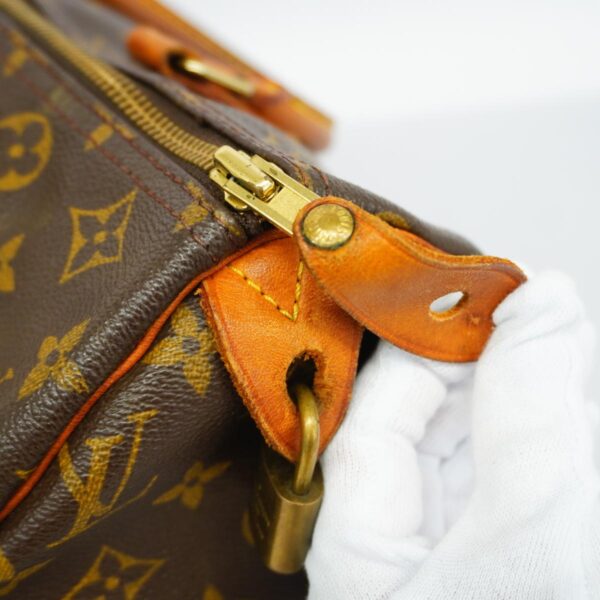 1240001051057 13 Louis Vuitton Speedy 30 Monogram Handbag Brown