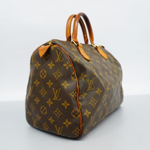 1240001051057 2 Louis Vuitton Speedy 30 Monogram Handbag Brown